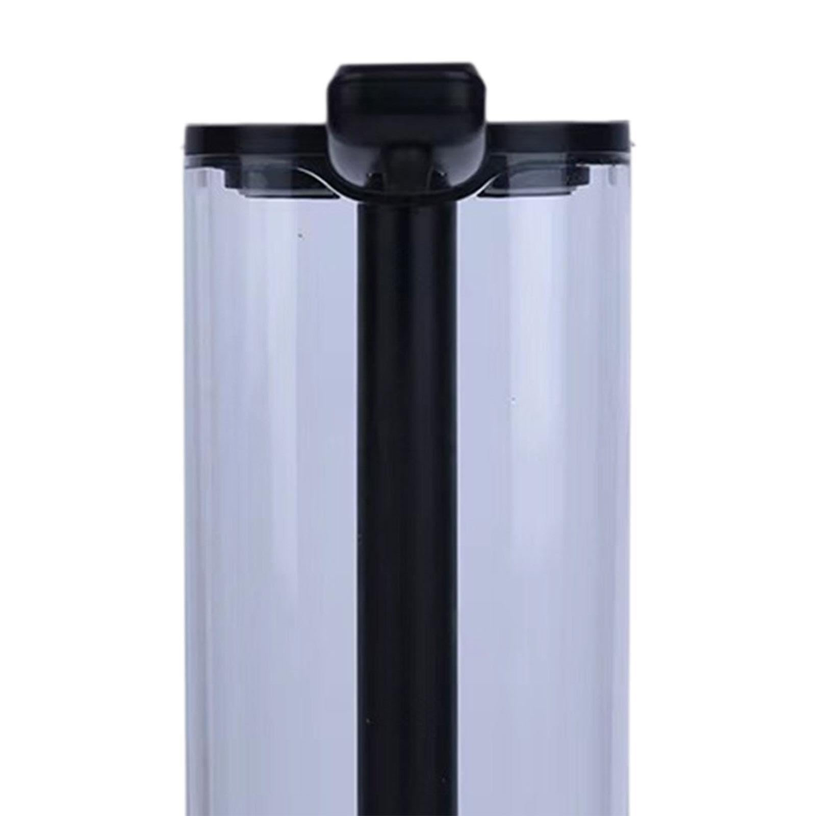 Qianly Dispensador Automático de Jabón con Control Inteligente Instalación en Pared O Recargable USB Depósito 550ml IPX5 Resistente Al Agua Adecuad, Negro, Individual