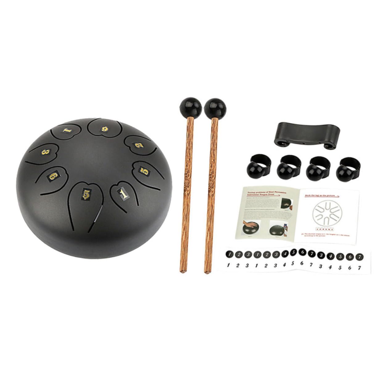 VANZACK Instrumento Hueco de Madera de Lengüeta Metálica para Percusión, Práctica y Presentaciones Musicales