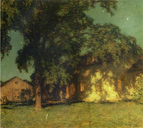Tableaux graffiti haut de gamme Nuit d'été impression d'art moderne Willard Leroy Metcalf