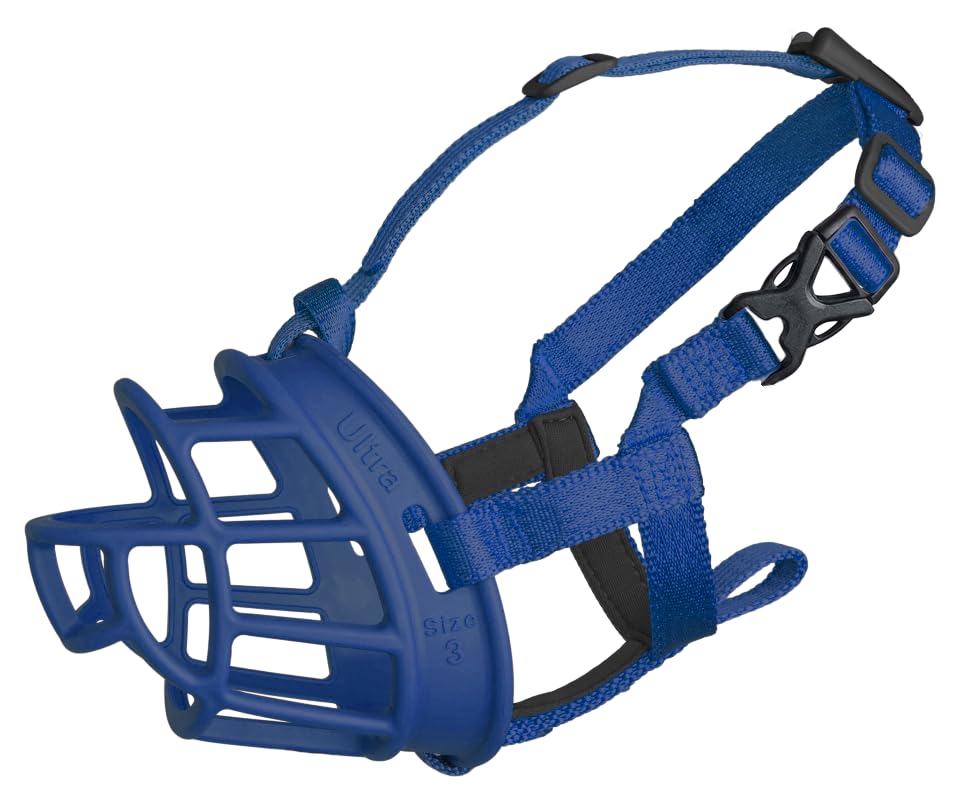 Baskerville ULTRA Dog Muzzle | Size 5, Blue