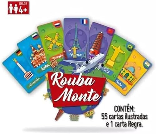 Rouba Monte Volta Ao Mundo Jogo De Cartas