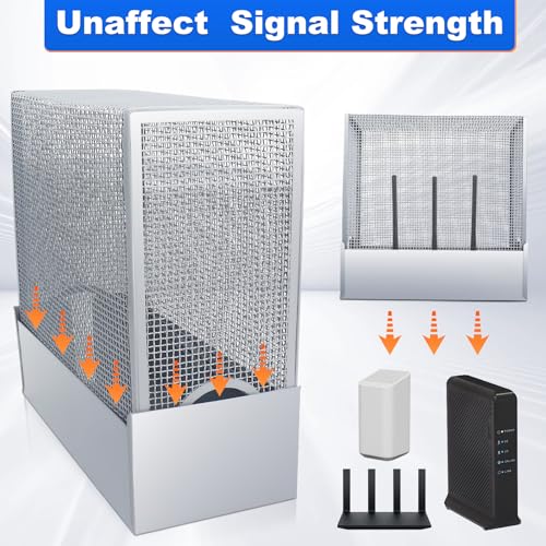 Image of Large WiFi Router Cover, About 90% of WiFi-Router Emf and 5G is Blocked, Wi-Fi Router Cover for Protection, WiFi Routers Emf Faraday Cage 10in