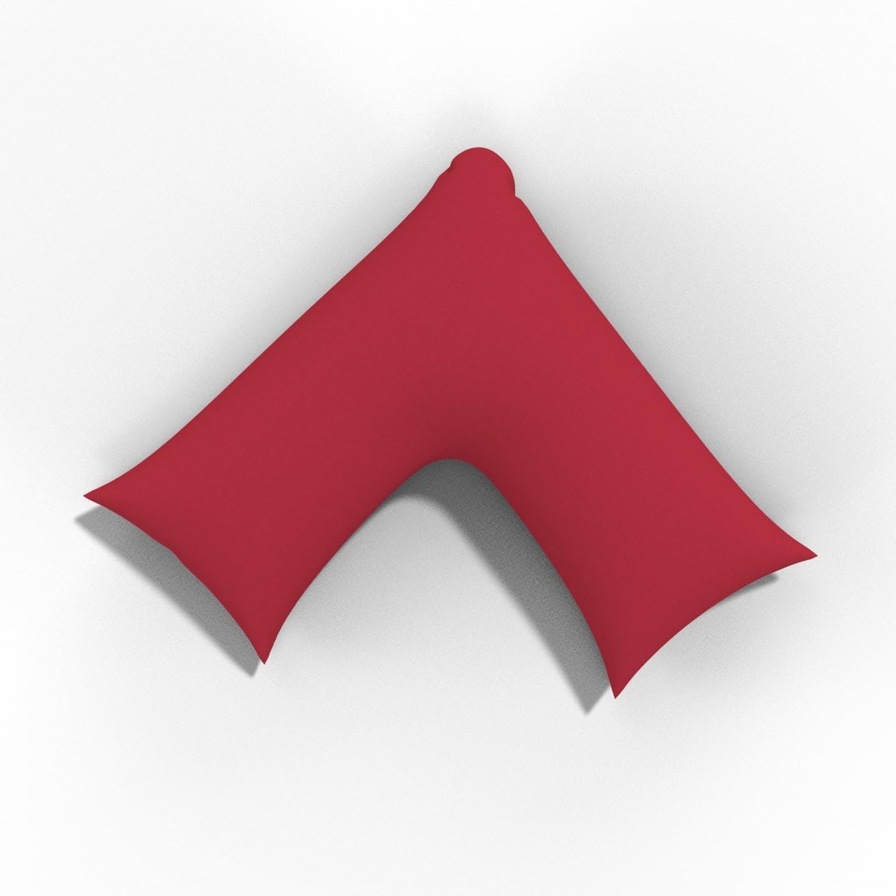 ARLINENS V Shaped Pregnancy Orthopedic *PILLOW* Plus Free Following Colours Polycotton PILLOWCASE: (RED)