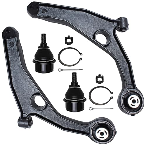 Detroit Axle - 4pc Front End Control Arms Kit for Chrysler 200 Sebring Dodge Avenger Journey, Lower Control Arms Lower Ball Joints Replacement