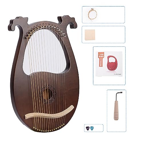 Lyre 16 cordes harpe portable légère pour jouer sans encombrement