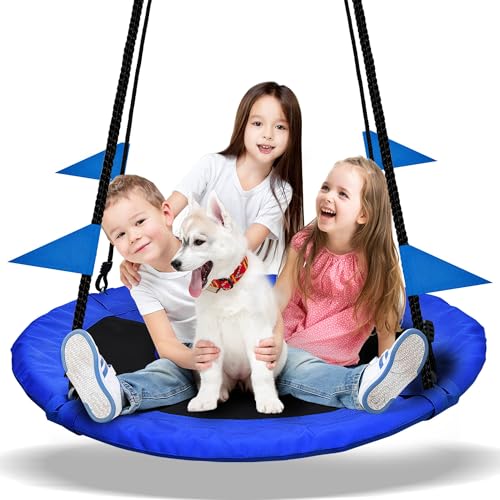 PACEARTH 40 Inch Saucer Tree Swing Flying 900lb Weight...