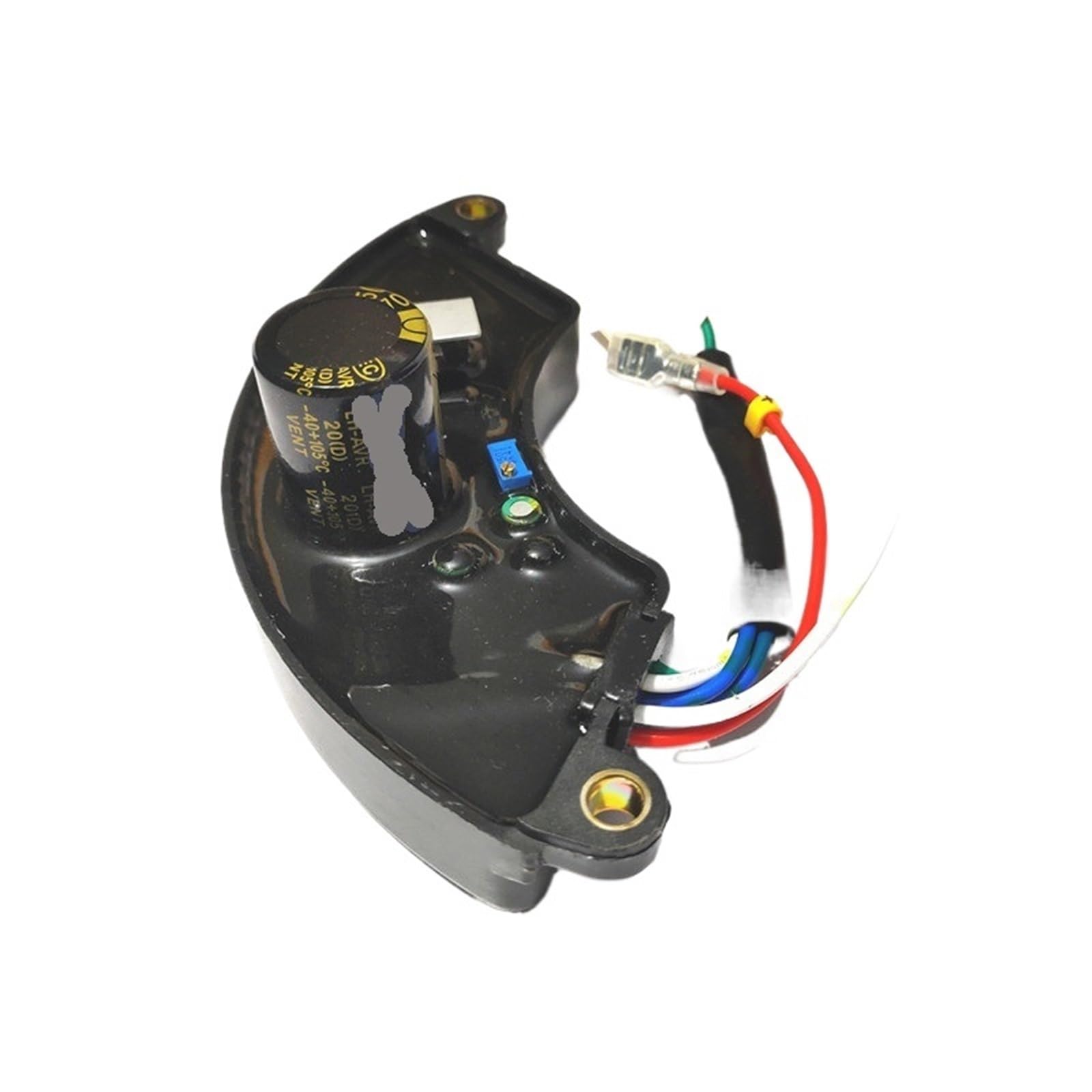 Regulador de voltaje automático de 250 V y 470 UF for generadores de 5 kW y 5,5 kW, AVR TT09-4C EC6500, 6 cables.