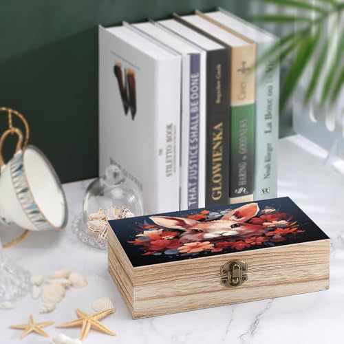 Coffret en bois souvenir de Pâques pour photos de famille - 5