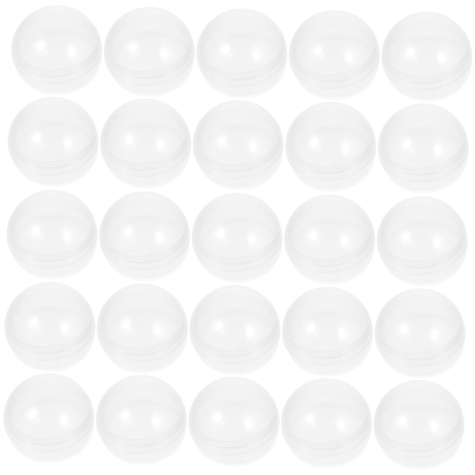 JOINPAYA Round Small Fillable Balls Plastic Empty Ball Twisting Toy Ball Boys and Girls Toys Storage Capsules