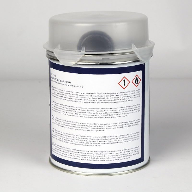 750 ml - Colle PU bi-composante Orange Marine - Réparation bâche, toile, pneumatique, bateau gonflable PVC/hypalon/néoprene - Facile à appliquer, séchage rapide, résistance à l'immersion