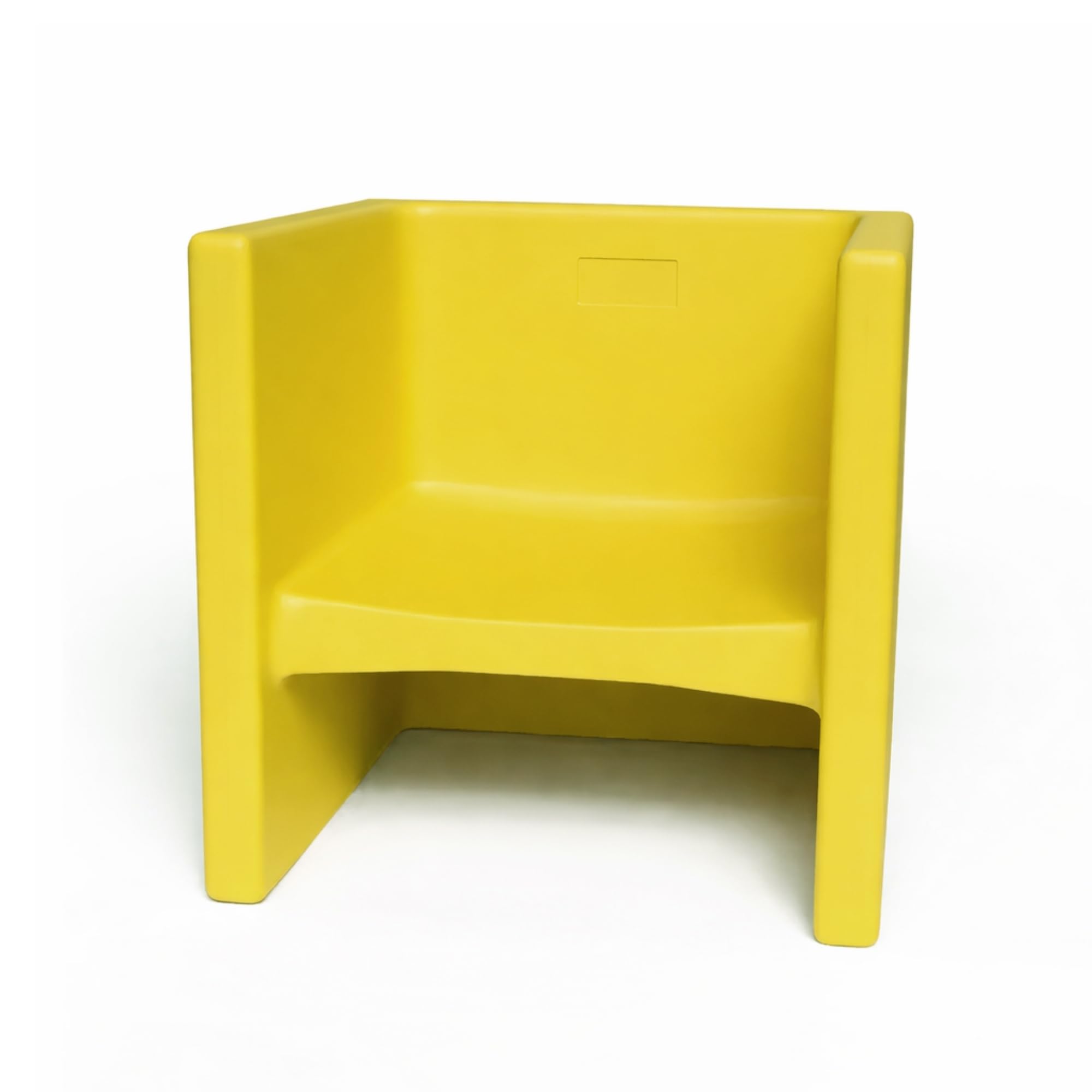 Children's Factory Cube Chair, Yellow, CF910-010, Flexible Seating Classroom Furniture for Kids Playroom, Daycare or Preschool, Toddler Reading Chair