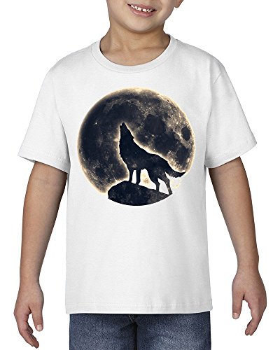 Night earth wolf Unisex Kids Camiseta S 120-122 (cm)