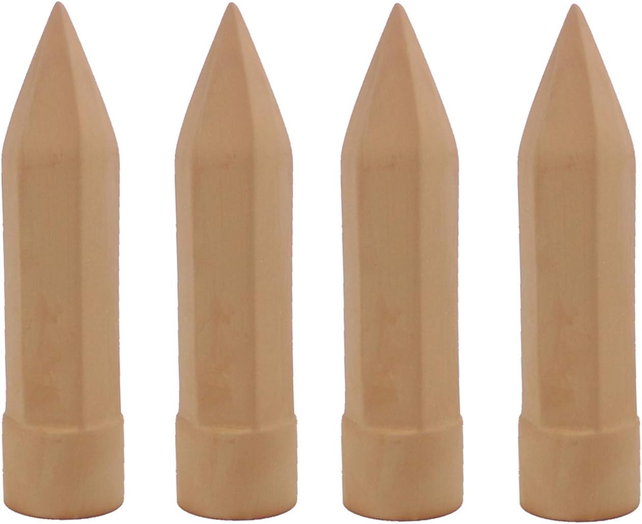 Ogrmar Set of 4 Plant Waterer Self Watering Terracotta Spikes Automatically Water Your Indoor and Outdoor Plants While On Vacation (4, Dia: 4.8cm)