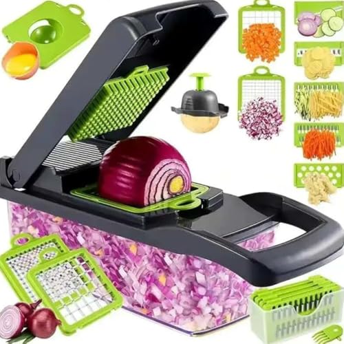 Cortador e Fatiador 13 em 1 para Alimentos Frutas e Legumes – Mul...