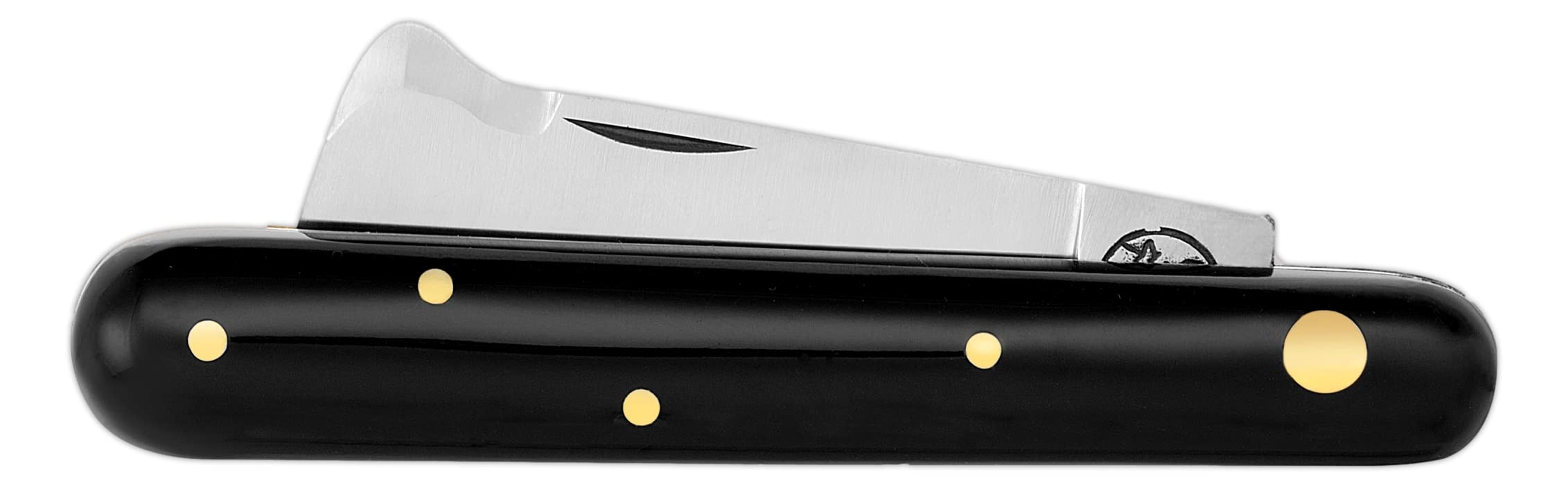 DUE BUOI COLTELLO 202AP Coltello da Innesto Professionale Alberi da Frutto e Giardinaggio Acciaio Inossidabile Böhler N690 Manico in Plastica