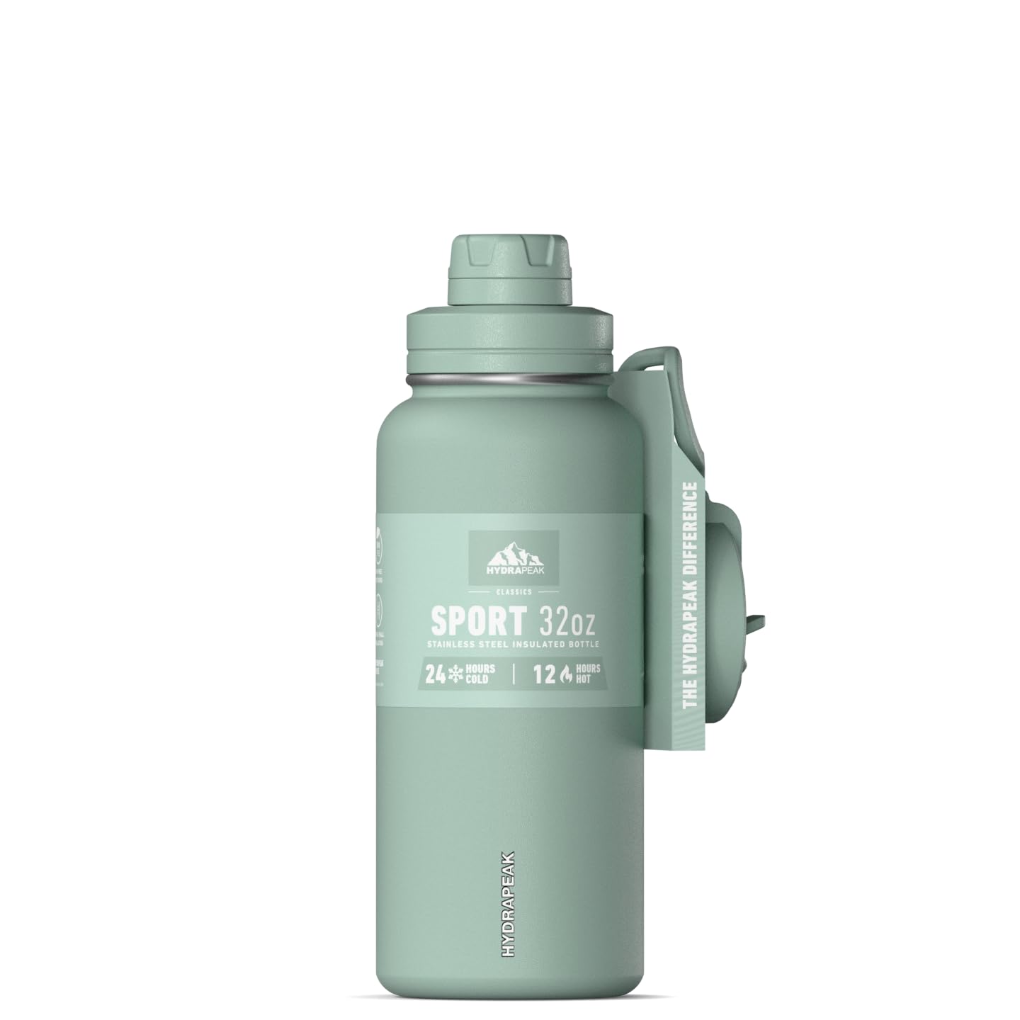 Amazon.com: Hydrapeak 32oz Sport Insulated Water Bottle with Straw