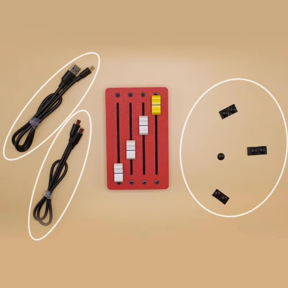 Amazon | Jieoto 4チャンネルMIDIコントローラー 12ビット解像度