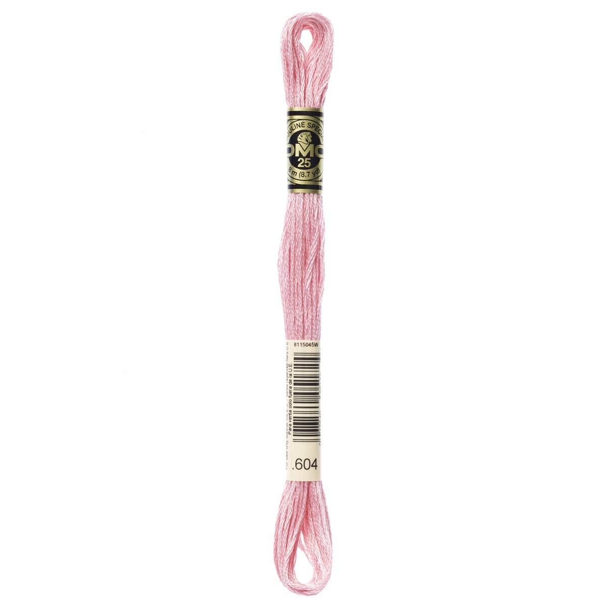 DMC Embroidery Floss Mouline Stranded Cotton Thread for Hand Embroidery and Sewing - Colour No: 604-6 x 8m Skeins โ image 1