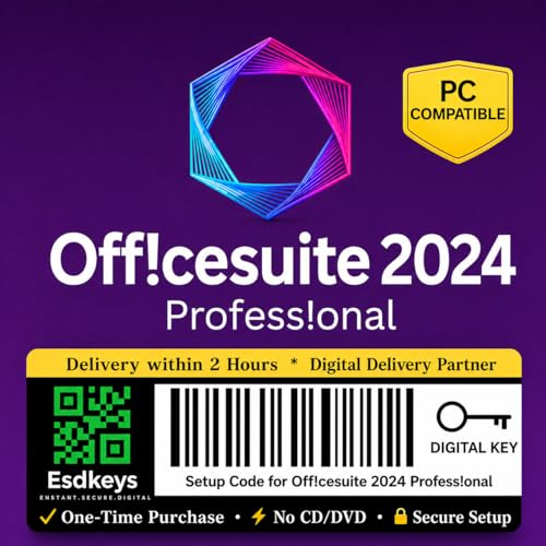 Image of Professional 2024 Productivity Software for PC | 1 User | One-Time Purchase | Compatible with Windows 10 & 11 | Delivery Within 2 Hours | No CD /DVD | EsdKeys