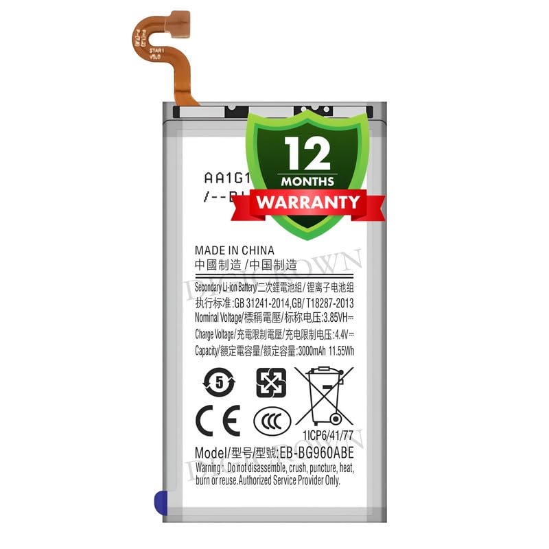Image of Original EB-BG960ABE Battery Compatible for Samsung Galaxy S9 - (3000mAh) - 1 Year Warranty