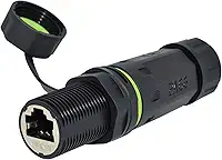 Adaptador Ethernet Starlink Geração 3/Mini, IP68 à prova d'água Starlink padrão V3/Mini Dish e roteador, adaptador Ethernet RJ45 para extensão de cabo Starlink V3 com tampa