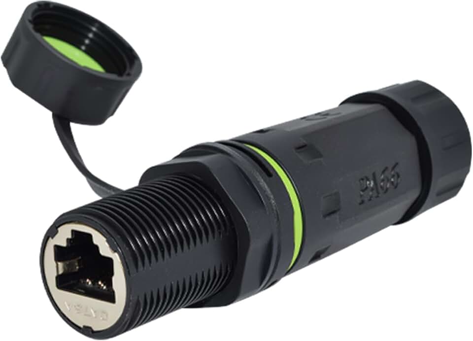 Adaptador Ethernet Starlink Geração 3/Mini, IP68 à prova d'água Starlink padrão V3/Mini Dish e roteador, adaptador Ethernet RJ45 para extensão de cabo Starlink V3 com tampa