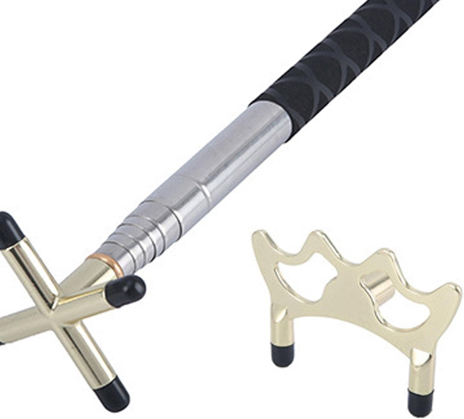 UJEAVETTE Billiards Bridge Stick, 2 Pack, Black, One Size, Right Handed, Low Cross Head