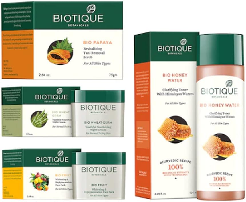 Biotique combo Set of Toner, Scrub, Night Cream & Face Pack_title11