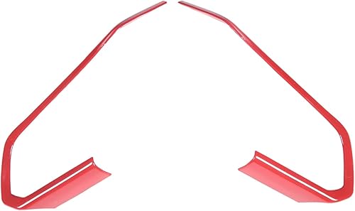 Cubierta de marco de botón de volante para Chevrolet Corvette C8 Stingray 2020-2023, marco de protección de panel de volante de automóvil ABS, 2