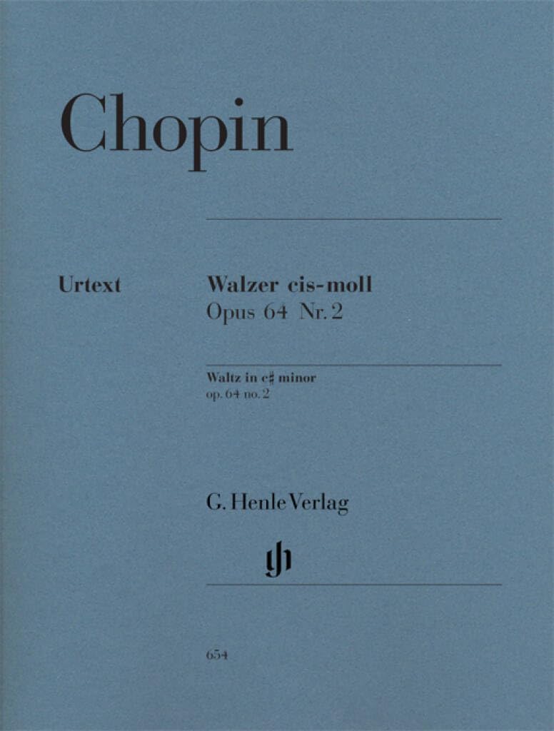 Waltz C sharp minor op.64/2 - piano - (HN 654): Instrumentation: Piano solo