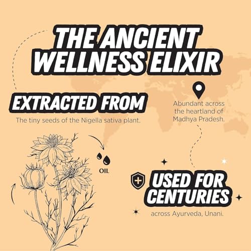 Image of Urban Platter Black Seed Oil, 100ml (Cold-Pressed, 2% Naturally Occurring TQ, Anti-Inflammatory, Consume daily for overall well being and vitality)