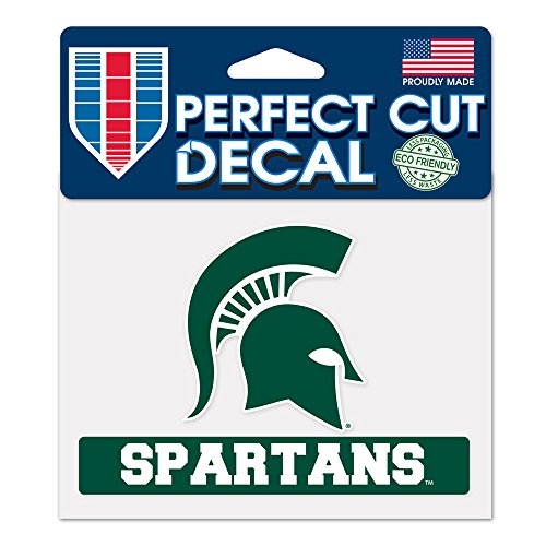 NCAA Michigan State University WCR38095014 Perfect Cut Color Decal, 4.5