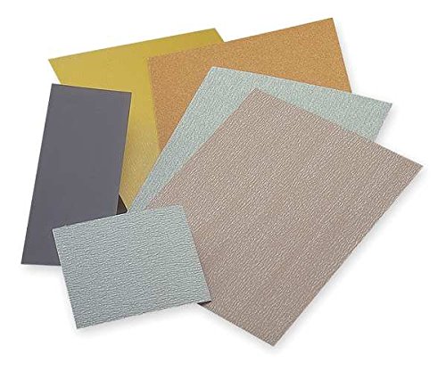 4-Pack 60 Grit Aluminum Oxide Sanding Sheets - 11x4.5 Inch Medium Grade Sandpaper