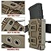 Fast Mag Pouch, 5.56/7.62mm Molle Magazine Pouches Carrier for Rifle, Pistol, Ak, M4, Ar15 and Outdoor Tactical Game, 3 Pack (Tan)