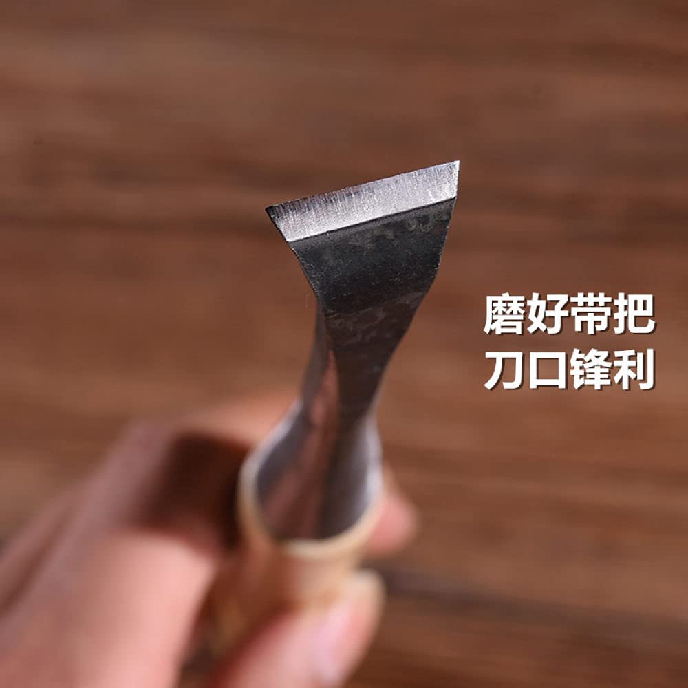 4 piezas Cuchillo de talla de madera Escultura Herramientas de carpintería Cuchillo de cincel de grabado de madera Pluma de grabado de carpintería Herramientas de carpintería, 4 piezas