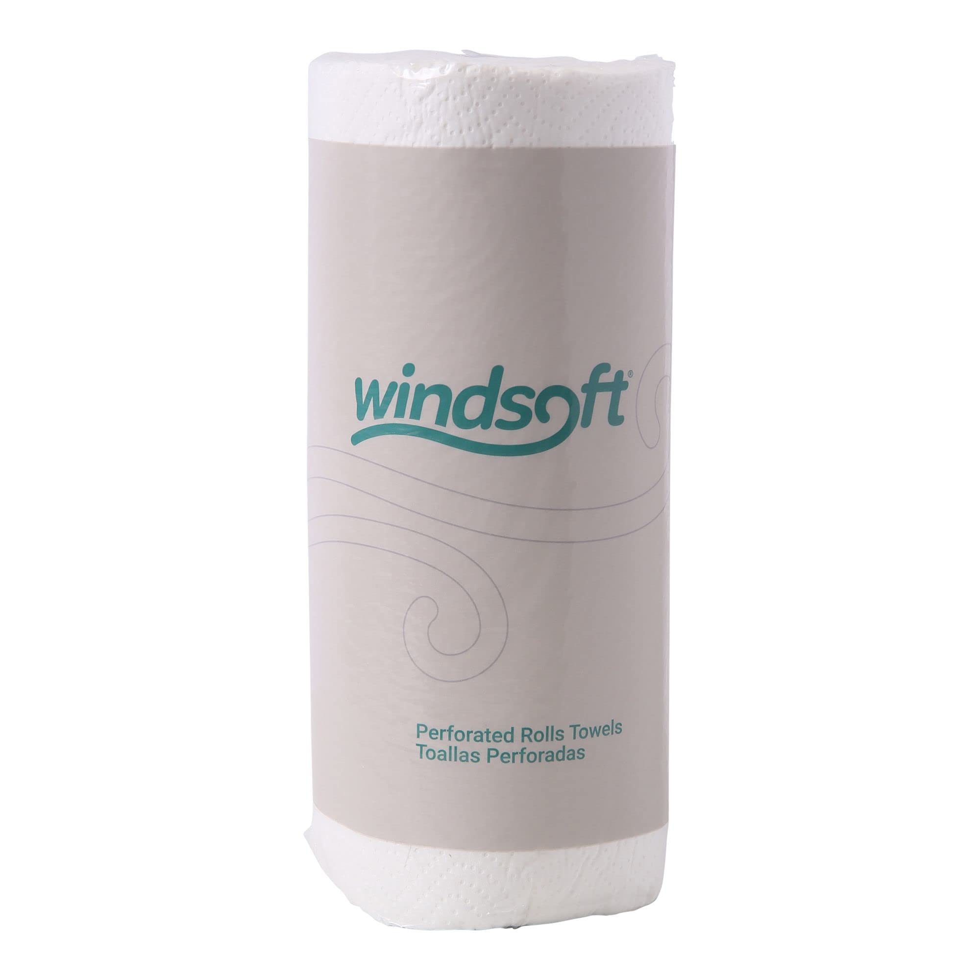 Windsoft 1220 perforowane rolki ręczników papierowych, 11 x 20 4/5, biały (30 rolek 100)