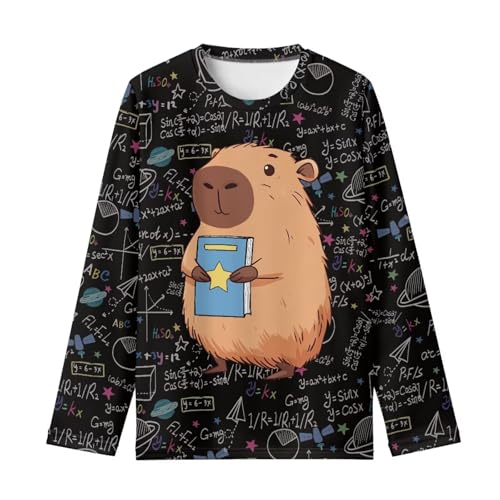 Image of Kids Long Sleeve Shirts for Girls 3-16 Year Old Cute Clothes for Teen Girls Casual Workout Tops