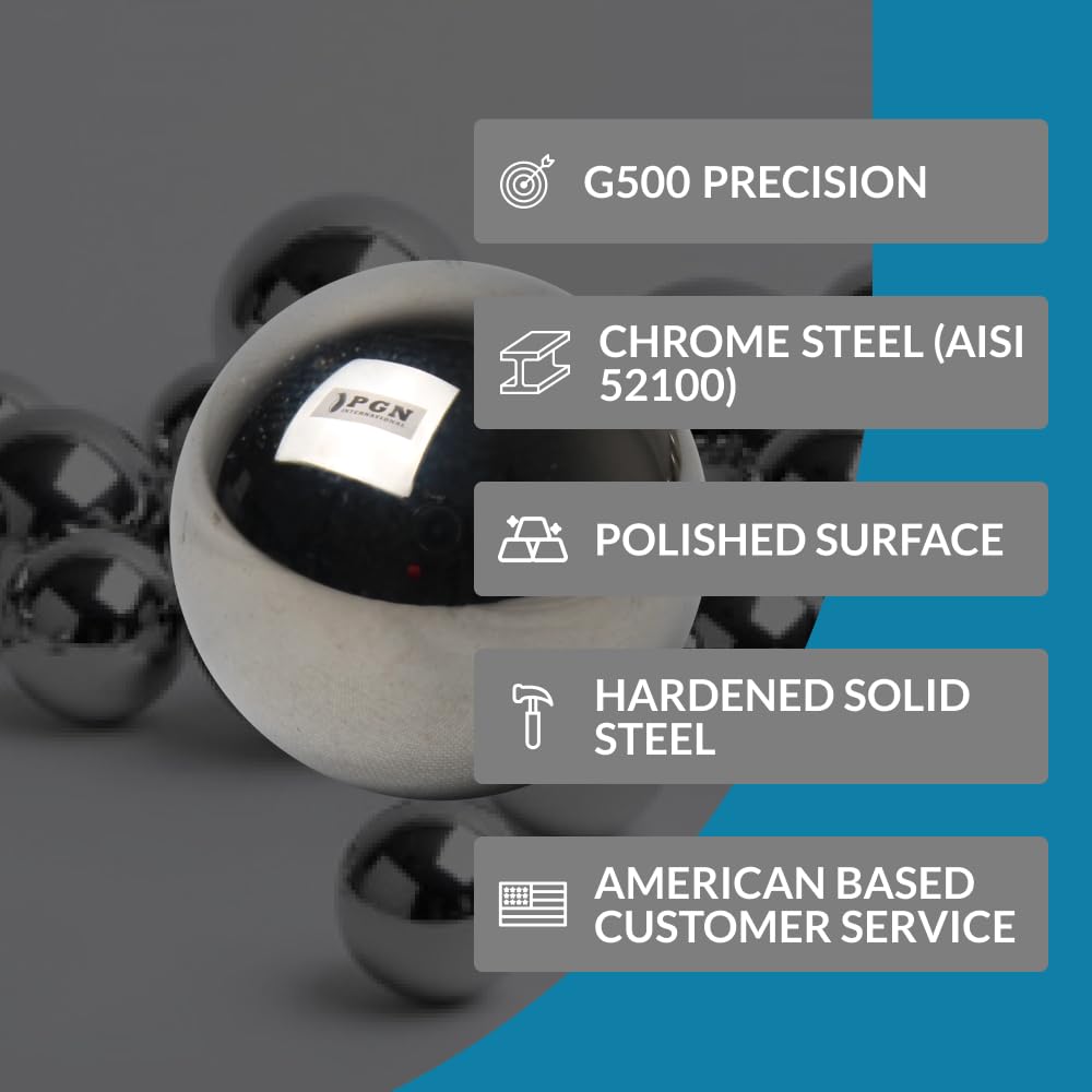 (1 Kg) PGN - 15mm Chrome Steel G500 Precision Ball