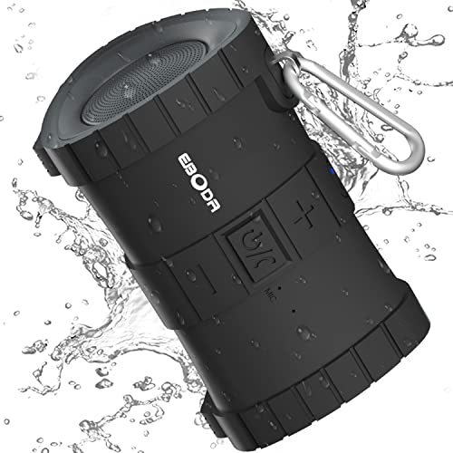 Flash Deals - 80% OFF EBODA Waterproof Shower Bluetooth Speaker, Portable Wireless Speakers with 24H Playtime, 2000mAh, IPX7 Waterproof Floating for Kayaking, River, Pool, Beach, Hiking, Gifts for Men, Women-Black Super Brands EBODA Waterproof Shower Bluetooth Speaker, Portable Wireless Speakers with 24H Playtime, 2000mAh, IPX7 Waterproof Floating for Kayaking, River, Pool, Beach, Hiking, Gifts for Men, Women-Black