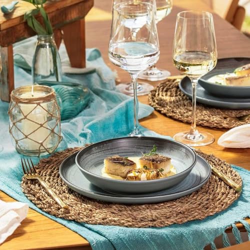 Aparelho de Jantar e Chá 30 Peças Oxford Flat Pacífico