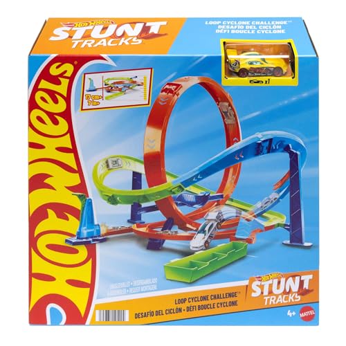 Hot Wheels Circuit Loop Cyclone Challenge Rangement Facile Enfant - 6