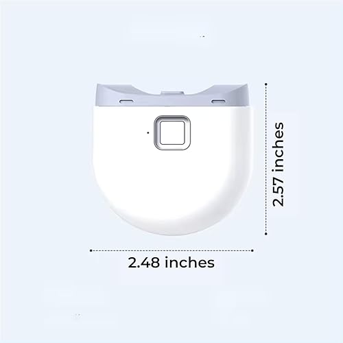Miniatura 8 de Generic Cortaúñas eléctrico automático con luz LED y 2 velocidades con almacenamiento de restos de uñas, cortaúñas recargable USB-C para bebés,