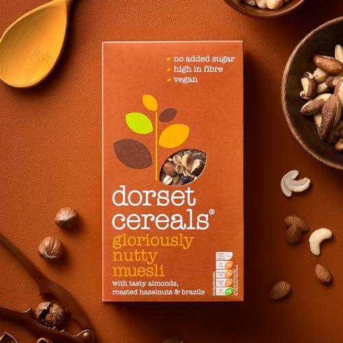 Dorset Cereals, Gloriously Nutty Muesli Healthy Breakfast Cereal Vegan High Fibre Packs of 500g (Pack of 5) - Image 5