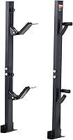 VEVOR 2-Place Weed Trimmer Rack for Trailers - Zinc Alloy Lock, 4" Opening, Heavy-Duty Pair for Landscape Trucks