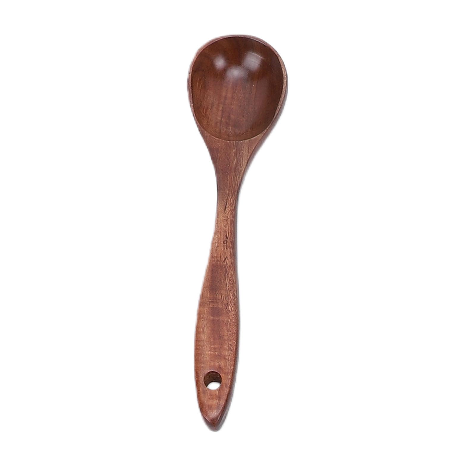 Fockety CuillèRes En Bois Pour La Cuisine, Ensemble D'Ustensiles De Cuisine En Bois De Teck Avec Manche Ergonomique Pour Une Prise En Main Confortable, Ensemble D'Ustensiles De