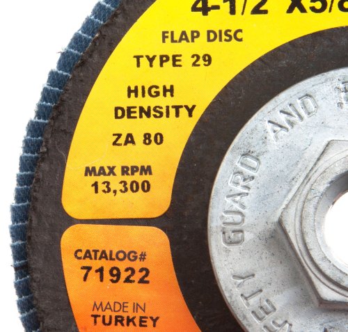 Disque à lamelles Forney 71920 Type 29 zirconium bleu haute performance 4,5"