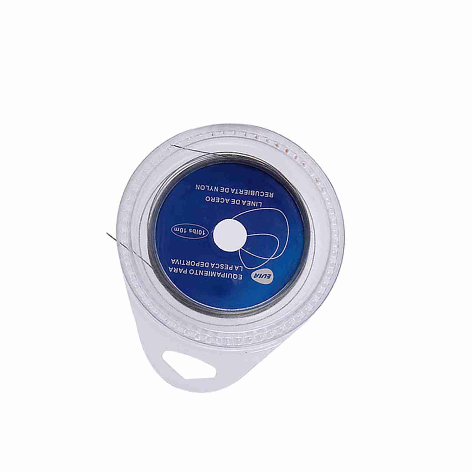 Filo da Pesca in Acciaio Inossidabile Intrecciato 7 Fili 10 M 10 lbs per Pesca in Mare