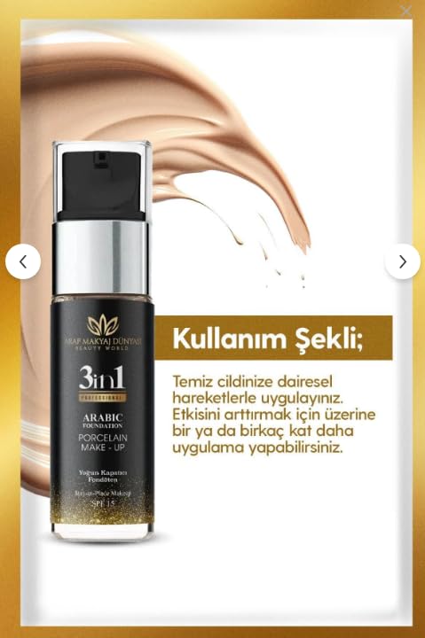 Fondotinta liquido beige 3 in 1 – opacità da leggera a media, finitura naturale, SPF 15, per tutti i tipi di pelle, fondotinta con carnagione uniforme (Light)