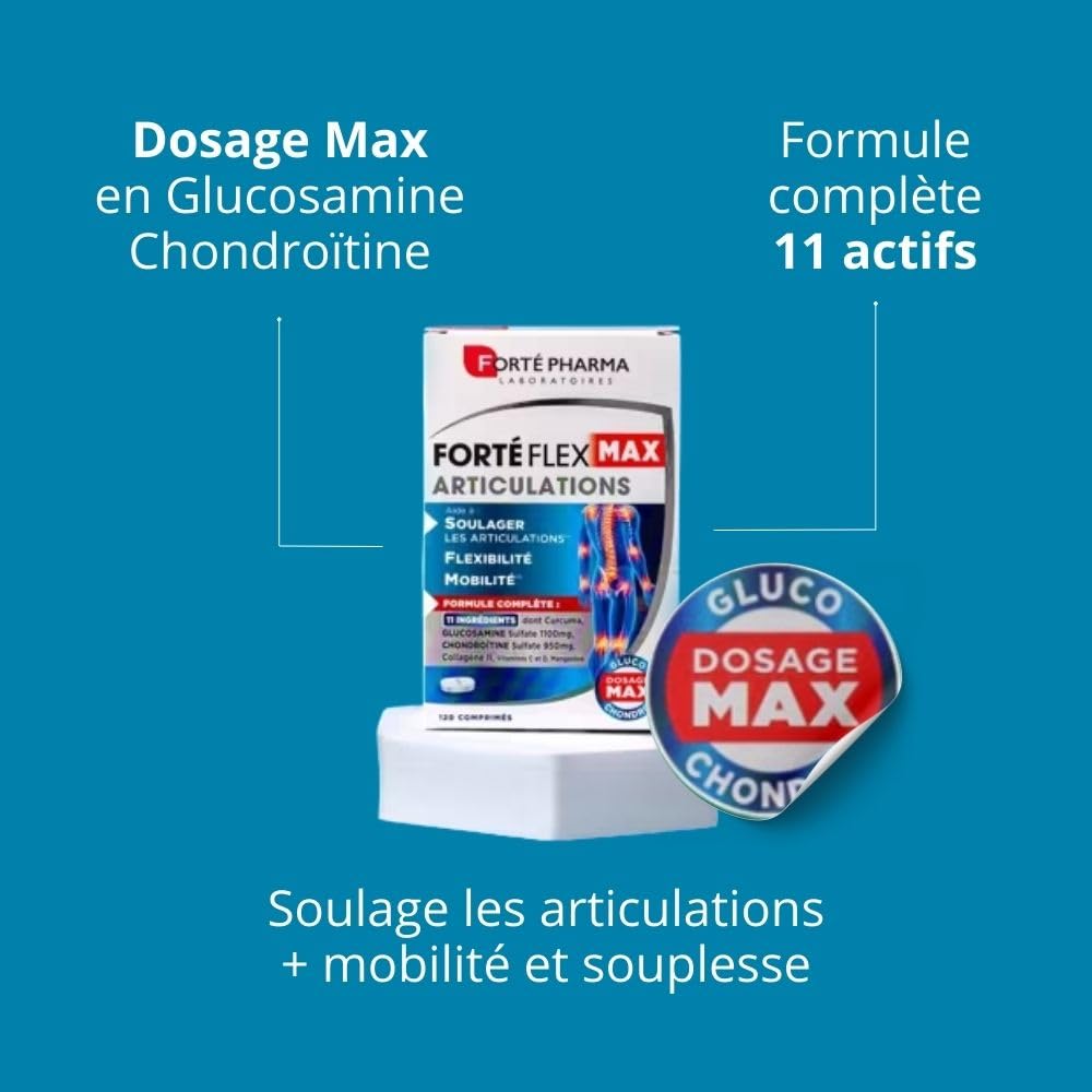 Forté Pharma Complément articulation Forté Flex Max x4 4 pots 80 jours Maxi