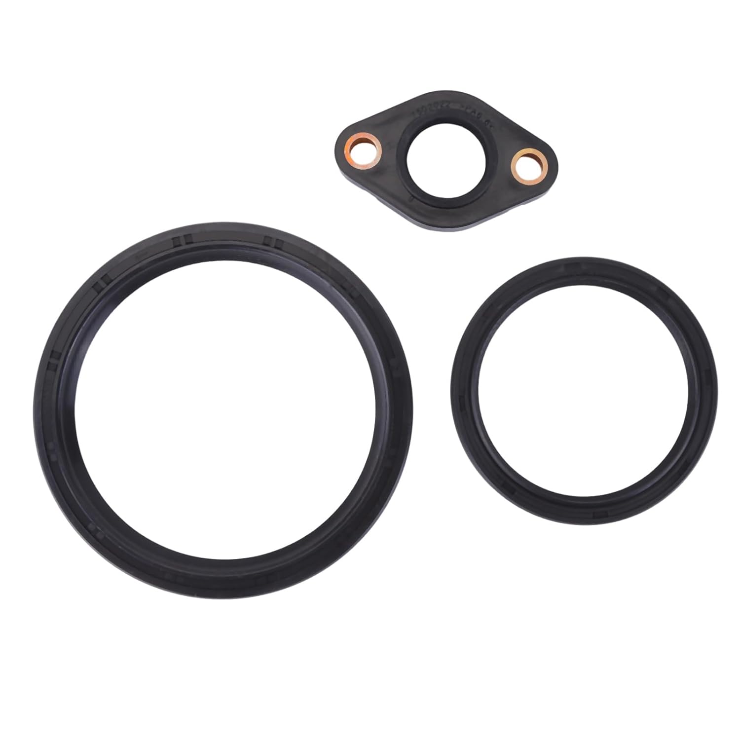 Engine Oil Pan Gasket Set w/Oil Cooler Seal Compatible for BMW M135i 335i 435i 535i X5 X6 N55 N54 Replace Oil Pan Gasket Kit EL648530 741.910 Lower Oil Cooler Seal kit